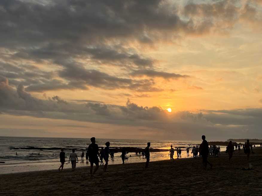 チャングーの夕陽