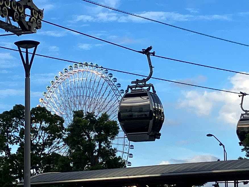 横浜は賑わっていました