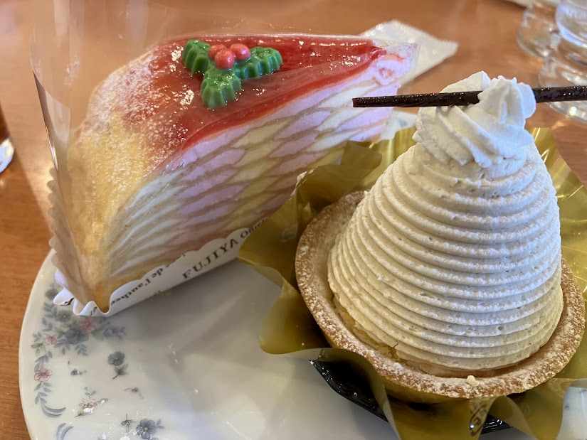 不二家のケーキバイキングでメリークリスマス